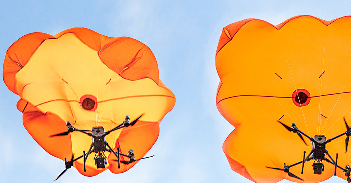 DJI Phantom 4 RTK Avec Parachute FlyFire Manti III Plus – Drone Pro