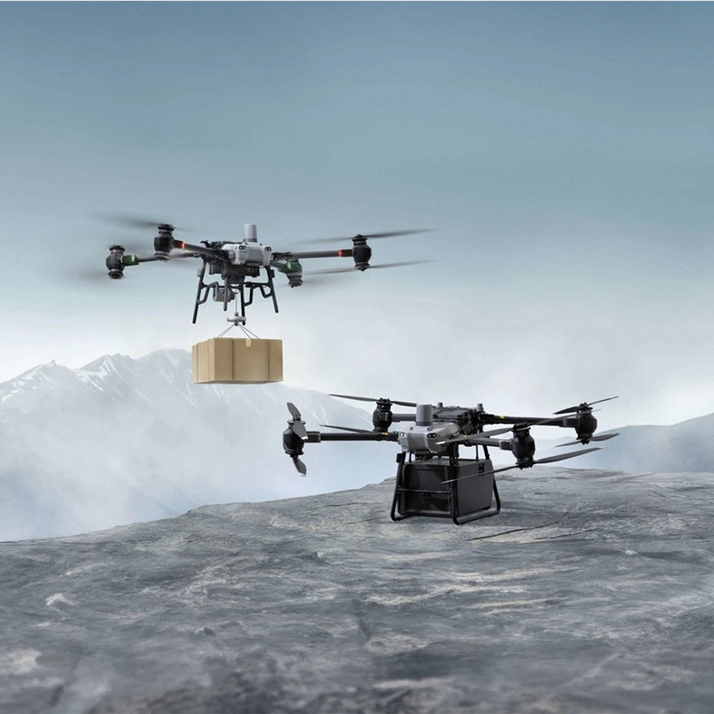 DJI Launches FlyCart 30, Its First Ever Delivery Drone. Use parachute technology.