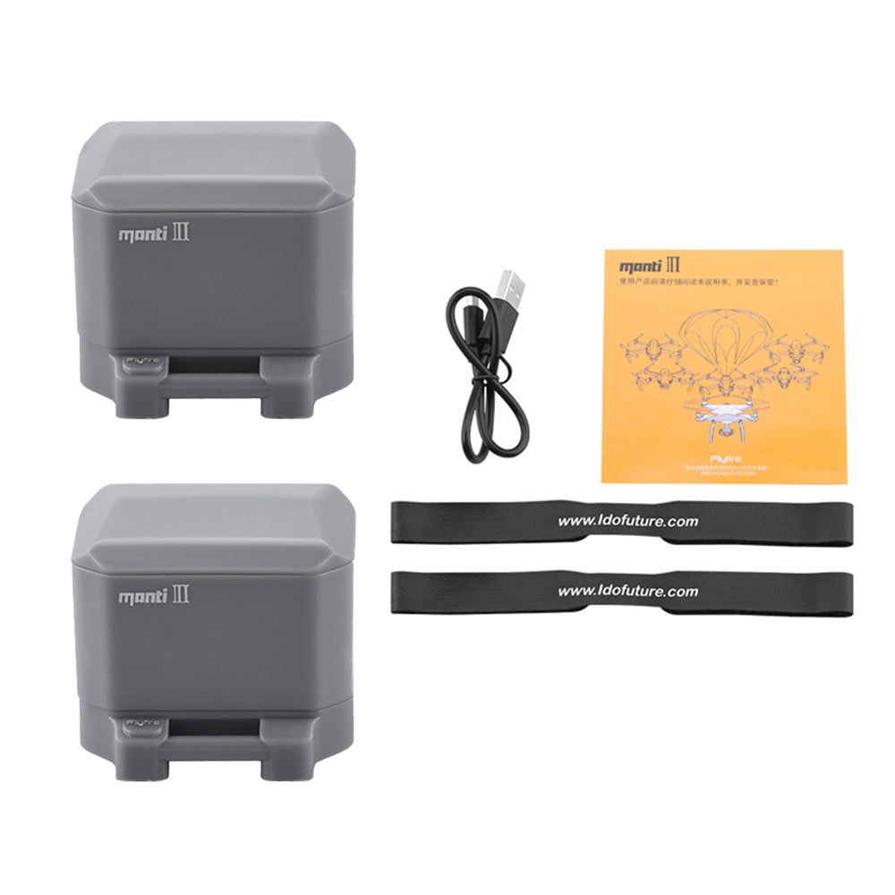 Manti 3 Drone Parachute System for DJI Mavic - complete package with dual cabin option